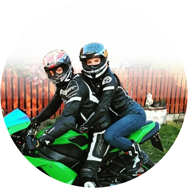 Odzież motocyklowa dla pasażera