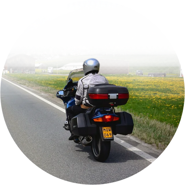 Komplet turystyczny z membraną na dłuższy wyjazd motocyklowy